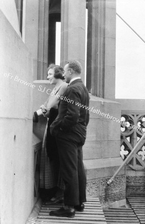 MOLLIE CAHILL & LIONEL BRIDGE ON UNIVERSITY ? TOWER